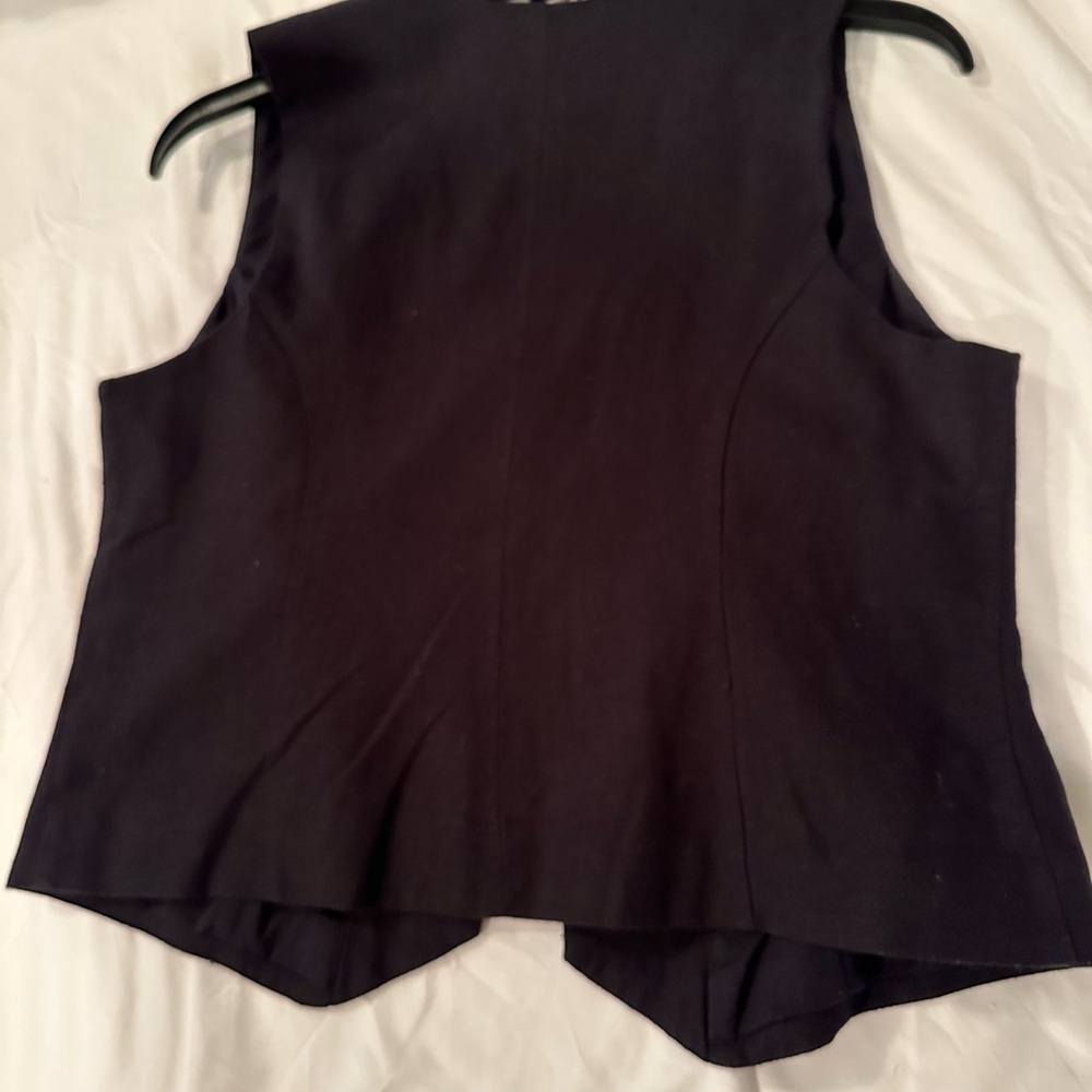 Express Black linen Sleeveless Vest Top